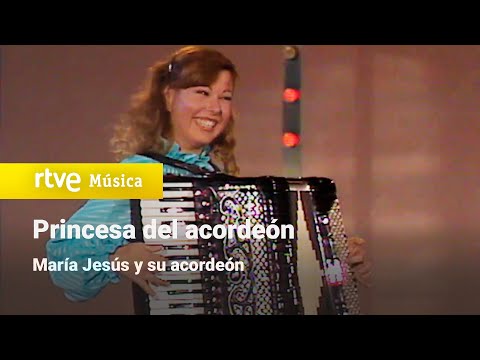 María Jesús y Su Acordeón - "Princesa del Acordeón" (Fantástico, 1978) HD