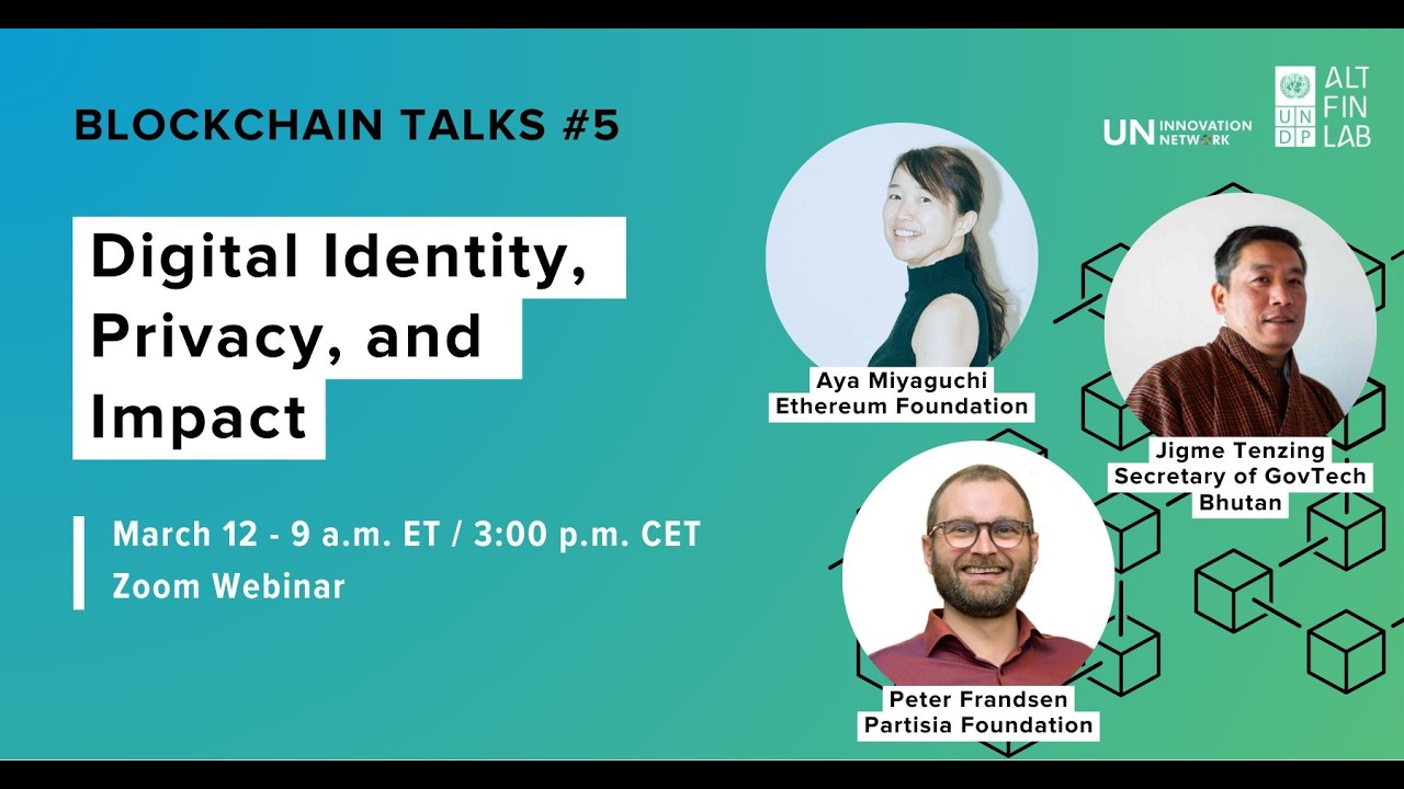 Blockchain Talks #5: Digital identity, Privacy and Impact