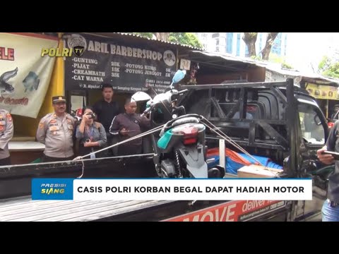 POLDA METRO JAYA HADIAHI SEPEDA MOTOR CASIS POLRI KORBAN BEGAL