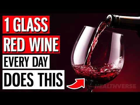 1 Glass Red Wine EVERY DAY Will Do THIS To Your Body