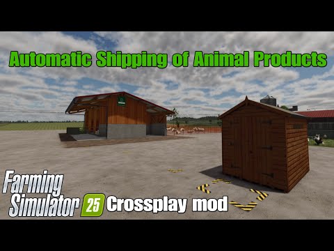 Automatic Shipping Of Animal Products / FS25 crossplay mod