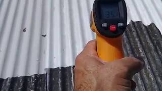 Telhado Branco 2 Baixar temperatura sem gastar eletricidade