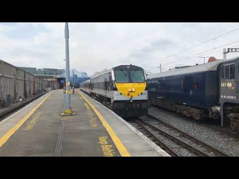 Irish Rail 201 Class Locos 233 and 234 at Dublin Connolly (10/6/18)