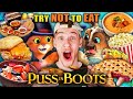 Try Not To Eat Puss In Boots Gazpacho Plum Pie Perrito S Tuna Melt