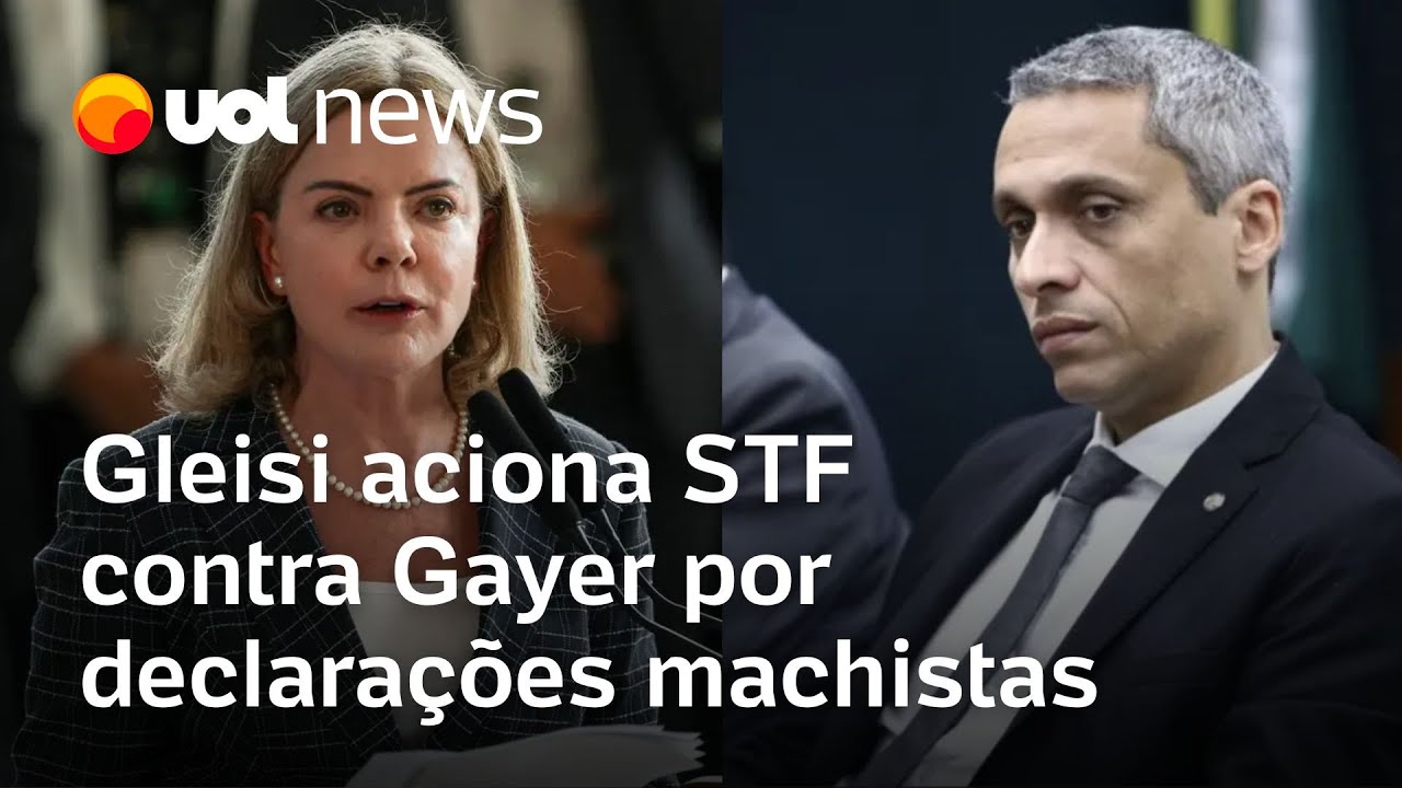 Gleisi aciona STF contra Gustavo Gayer por fala sobre 'trisal' e pede R$ 30 mil por danos morais
