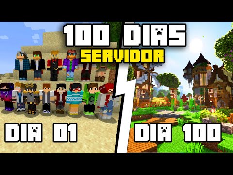 I Survived 100 Days on a MULTIPLAYER SERVER in Minecraft - The Movie