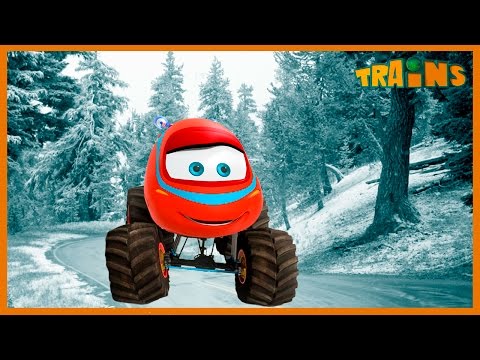 火車與怪獸機器全集卡通片兒童關於汽車的故事2016 (Train and the Monster Machines Full Episodes  Cartoon for Kids About Cars 2016 )