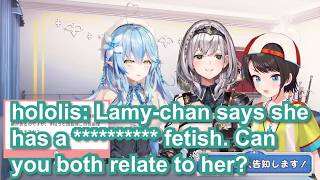 Yukihana Lamy's CULTURED fetish【Eng Sub / #Big3 / Oozora Subaru / Shirogane Noel / hololive】