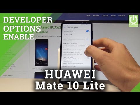 How to Unlock Developer Options in HUAWEI Mate 10 Lite  - OEM Unlocking |HardReset.info
