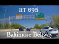 Rt 695 Baltimore Beltway, Maryland, from Rt 70 to Rt 83
