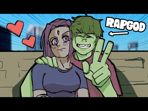 TROLLING ROBLOX VOICE CHAT as BEAST BOY and RAVEN with 6ix  (RAP AND SING RIZZ)