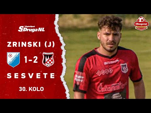 Sažetak: NK Zrinski Jurjevac 1-2 NK Sesvete (30. kolo SuperSport 2. NL)