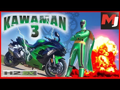 Kawasaki H2 SX : KAWAMAN doit sauver le monde ! MOTO JOURNAL
