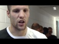 Ron Vlaar na afloop van het gewonnen duel