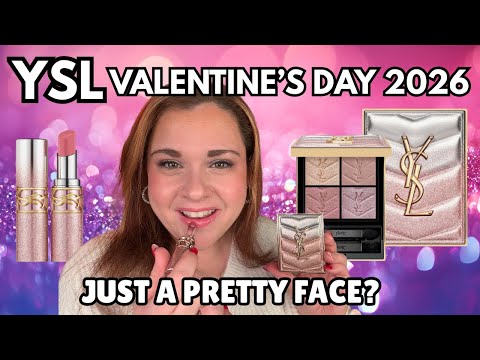NEW YSL Sparkling Lust Couture Mini Clutch and Candy Glow Lip Balm YSL Valentine's Day 2026 Review!
