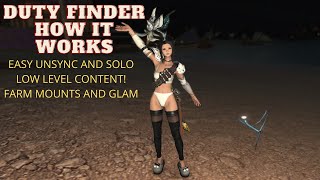 FFXIV Duty Finder, How it works and Roulette