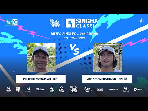 Poonthong K Vs. Jirat N[2]| SINGHA CLASSIC 2024 (Men's Singles - 2nd Round)