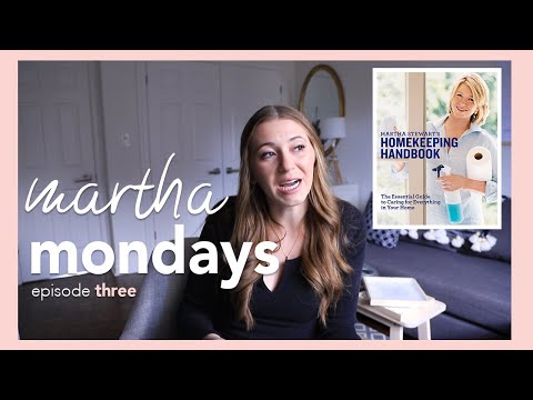MARTHA MONDAYS | The Ultimate Cleaning Checklists | I don't agree with Martha | Ep.3