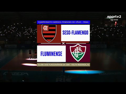 Campeonato Carioca de Vôlei Feminino 2024 ( Final ) - Sesc Flamengo x Fluminense