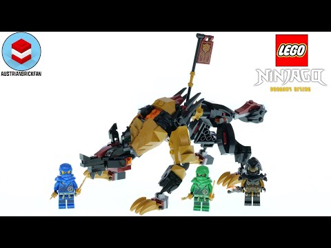 Vidéo LEGO Ninjago 71790 : Le chien de combat Dragon Imperium