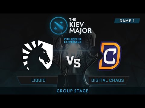 Digital Chaos vs Team Liquid | Kiev Majors : Group Stage | Philippine Coverage | Game 1