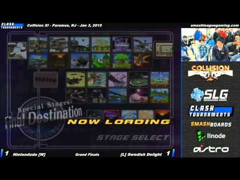 Collision XI - Swedish Delight vs Apex Nintendude - Grand Finals - SSBM