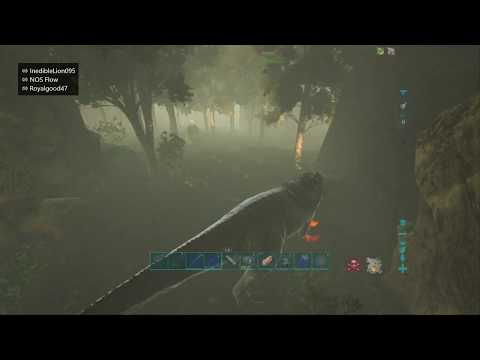 Ark Small Tribes Taming A Giga and Raiding With It