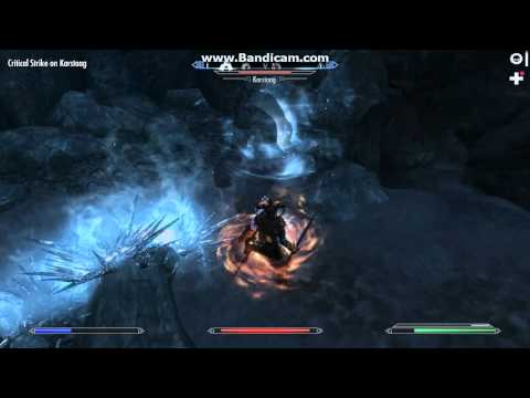 Skyrim  Karstaag on Legendary Difficulty: Balanced Character