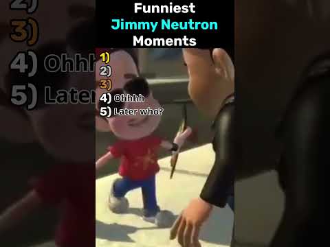 Top 5 Funniest Jimmy Neutron Moments 🤯🧠🤣 #shorts