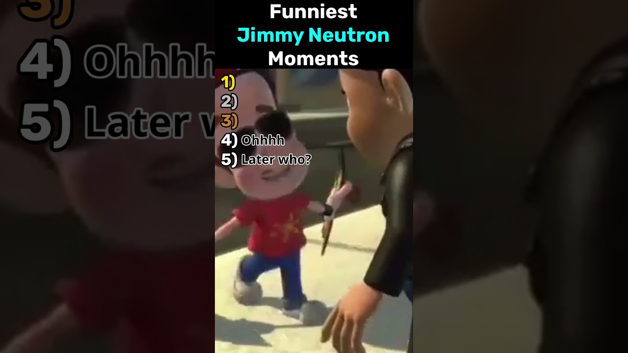 Top 5 Funniest Jimmy Neutron Moments 🤯🧠🤣 #shorts