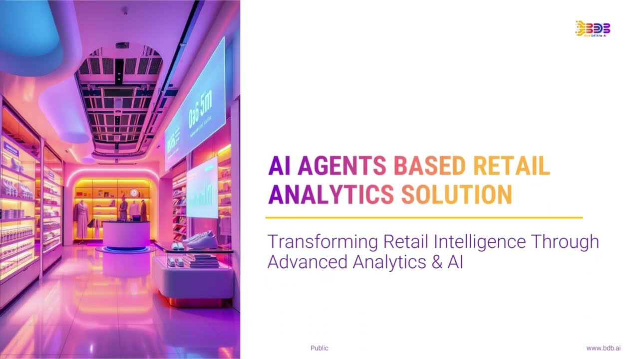 AI Agents-based Retail Analytics Solution powered by BDB Platform