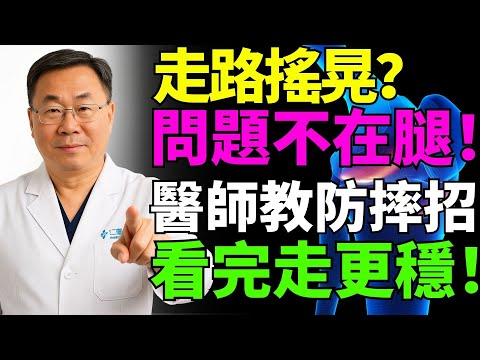 走路老是搖搖晃晃？醫師揭露真相！原來不是腿的問題，而是大腦！學會這招，走得比年輕人還穩！
