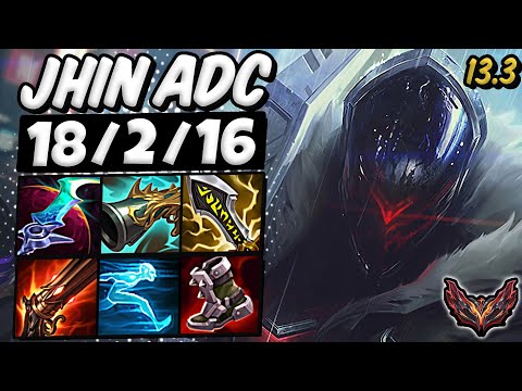 Jhin ADC vs Draven / EUW Grandmaster / Patch 13.3 / Season 13 [ 18 / 2 / 16 ] ⭐