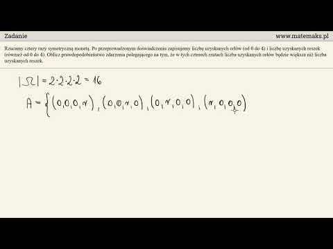 Zadanie - prawdopodobieńśtwo - rzut monetą