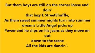 Bruce Springsteen - The E Street Shuffle with Lyrics