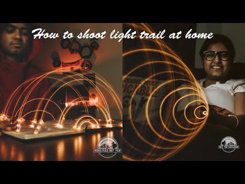 How to shoot light trail at home | long exposure photography using phone and dslr | Roy the explorer
