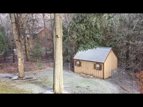 Sleet falling off the trees