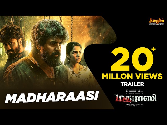 Madharaasi - Official Trailer | Sivakarthikeyan | Rukmini | Vidyut | A.R.Murugadoss | Anirudh