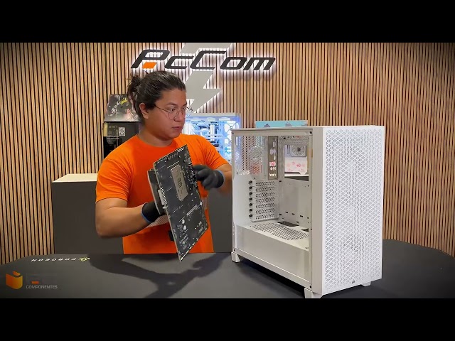 PC de bureau PcCom iCUE AMD Ryzen 5 7600X 32GB 1TB SSD RTX 5060 Ti WiFi6E video