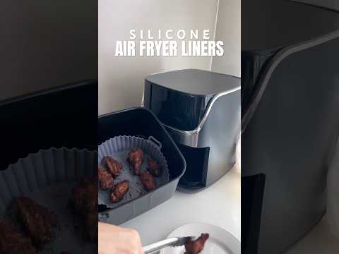 SILICONE AIR FRYER LINERS #cooking #amazon #amazonfinds #fryer #easymeals #home #homefinds #momhack