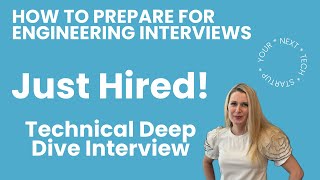JUST HIRED: Mastering The Technical Deep Dive Interview: Conor's Succe