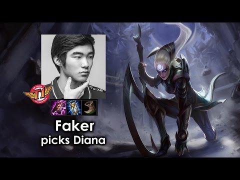 Faker picks Diana