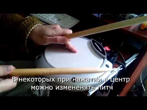 Drummatron Drum Synth Demo (Korg Wavedrum replika)