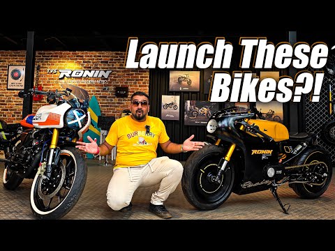 TVS Modified Bikes - Close look