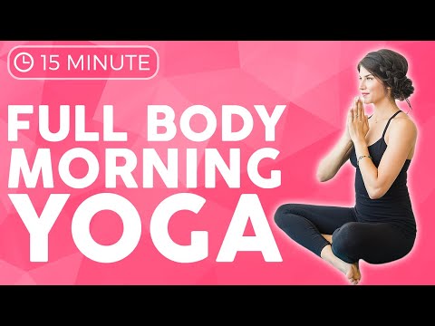 15 minute Morning Yoga Flow | FULL BODY Power Yoga All Levels