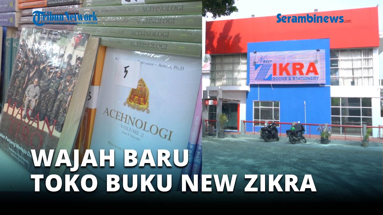 Wajah Baru Toko Buku New Zikra, Lokasinya Dekat dengan Dua Ikon Banda Aceh