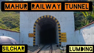 preview picture of video 'Rajdhani express crossing Tunnel of Mahur, Assam'