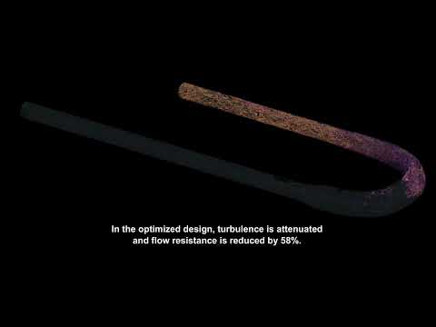 Shape Optimization of a 180° Bent Pipe to Reduce Flow Resistance
