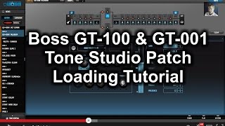 Boss Tone Studio GT-100 - GT-001 Tutorial by Glenn DeLaune