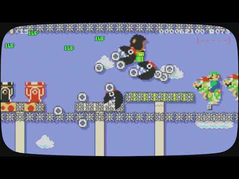 マリオの果てまでイッテQ!靴巨大ヘルメットおじさんの全自動ツアー by ツーテンドウ - Super Mario Maker - No Commentary 1bs